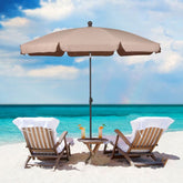 Sekey 200 cm parasol with protective cover, sun protection UV50+